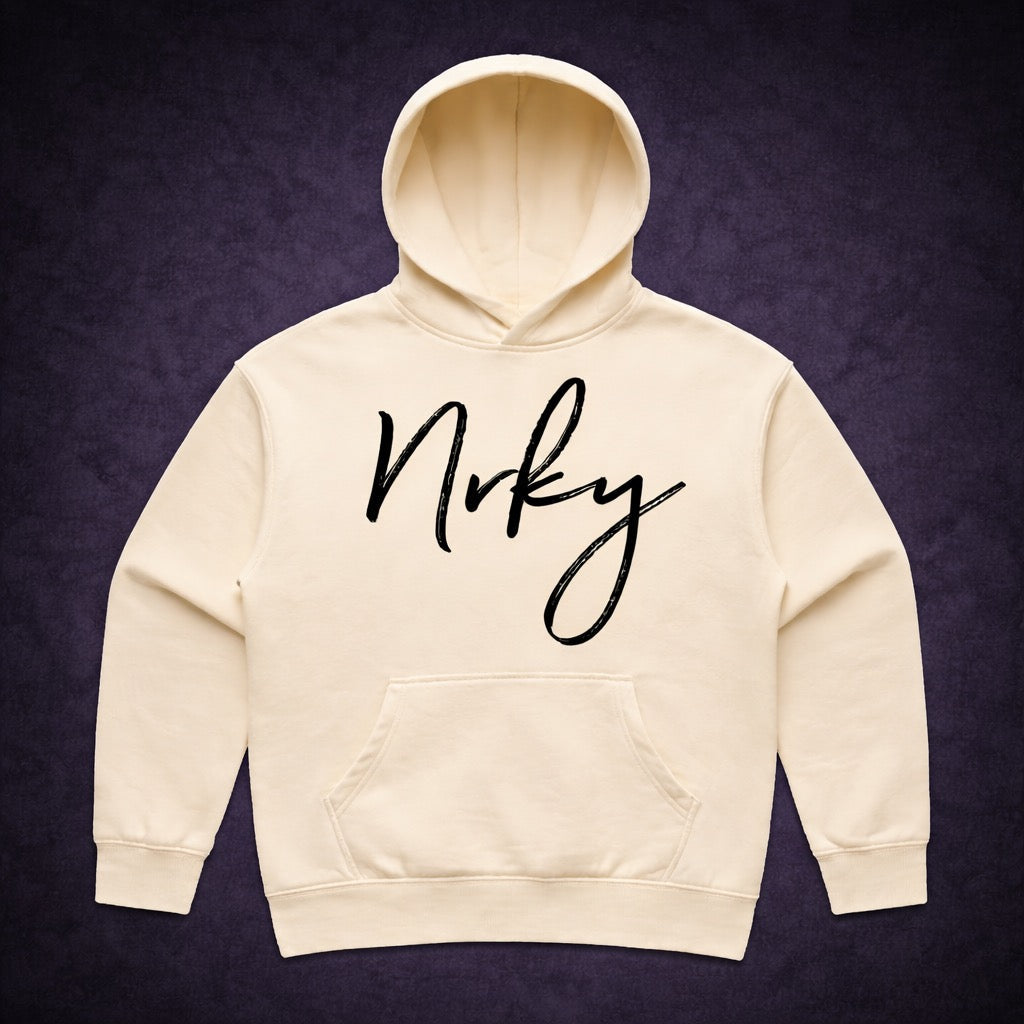 NRKY Women's Disobey Hoodie black on butter alternate view 1