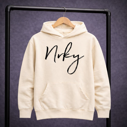 NRKY Women's Disobey Hoodie black on butter alternate view 3