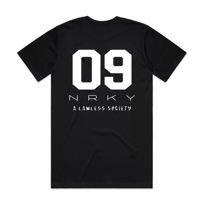 Men’s Riot Tee - White on Black