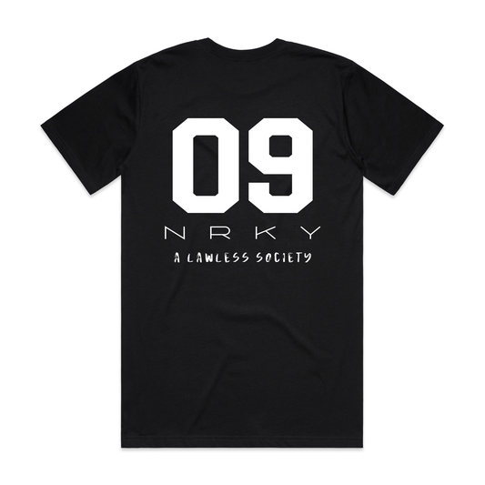 Men’s Riot Tee - White on Black
