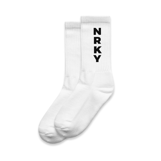 White Revolution Sports Socks 2 Pack