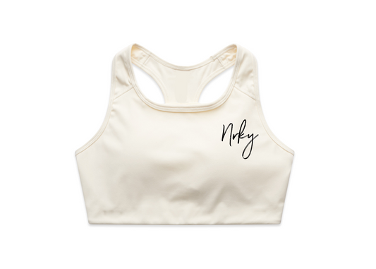 Women’s Disobey Sports Bra - Cream